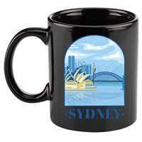 Sydney Skyline View 11oz C Handle Ceramic Mug