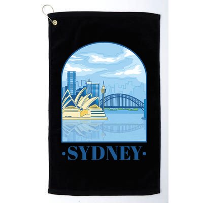 Sydney Skyline View Golf Towel