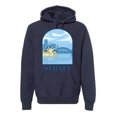 Sydney Skyline View Premium Hoodie