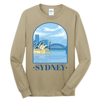 Sydney Skyline View Tall Long Sleeve T-Shirt