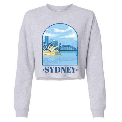 Sydney Skyline View Cropped Pullover Crew