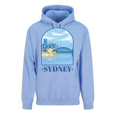 Sydney Skyline View Unisex Surf Hoodie