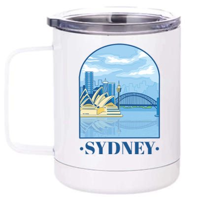 Sydney Skyline View 12 oz Stainless Steel Tumbler Cup