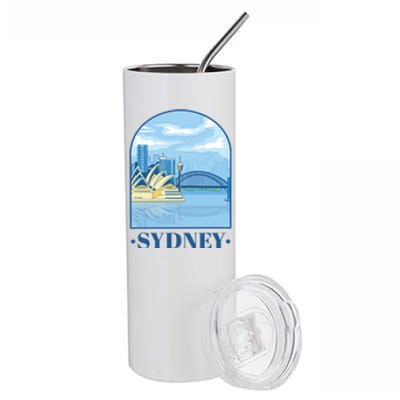 Sydney Skyline View Stainless Steel Tumbler