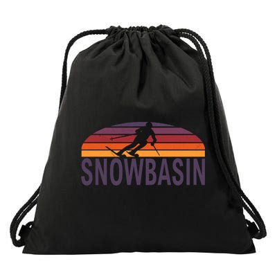 Snowbasin Sun Valley Huntsville Utah Usa Ski Resort Cute Gift Drawstring Bag