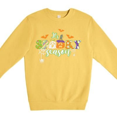 Spooky Season Vintage Halloween Boo Gift Premium Crewneck Sweatshirt