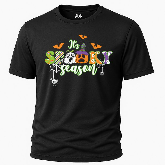 Spooky Season Vintage Halloween Boo Gift Cooling Performance Crew T-Shirt