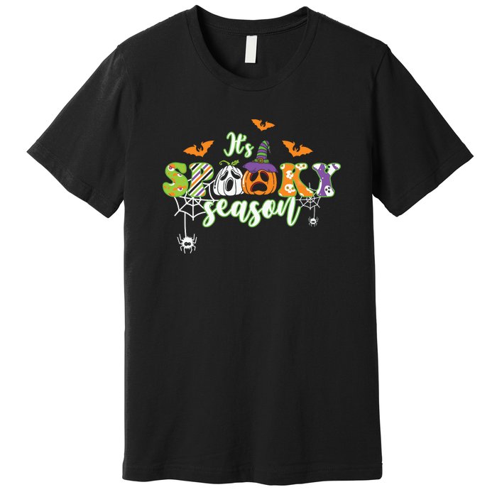 Spooky Season Vintage Halloween Boo Gift Premium T-Shirt