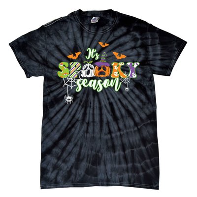 Spooky Season Vintage Halloween Boo Gift Tie-Dye T-Shirt