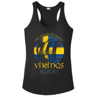 Sweden Swedish Viking Ship Flag Scandinavia Min Ladies PosiCharge Competitor Racerback Tank