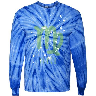 Star Sign Virgo Gift Tie-Dye Long Sleeve Shirt