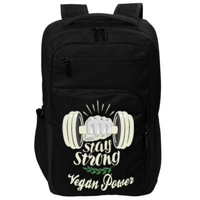 Stay Strong Vegan Power Gift Impact Tech Backpack