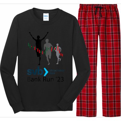 Svb Silicon Valley Bank Run ′23 Long Sleeve Pajama Set