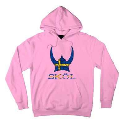 Skol Swedish Viking Helmet Sweden Nordic Northman Swede Gift Hoodie