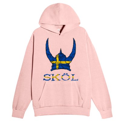 Skol Swedish Viking Helmet Sweden Nordic Northman Swede Gift Urban Pullover Hoodie