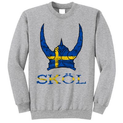 Skol Swedish Viking Helmet Sweden Nordic Northman Swede Gift Sweatshirt