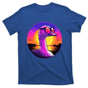 Sunshine Summer Vibes Goose Duck Beach Synthwave Tropical Gift T-Shirt