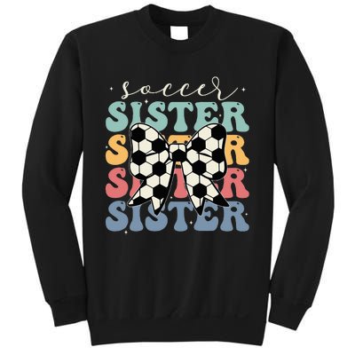 Soccer Sister Vintage Sport Lover Sister Sweatshirt