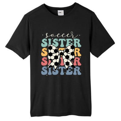 Soccer Sister Vintage Sport Lover Sister Tall Fusion ChromaSoft Performance T-Shirt