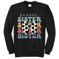 Soccer Sister Vintage Sport Lover Sister Tall Sweatshirt