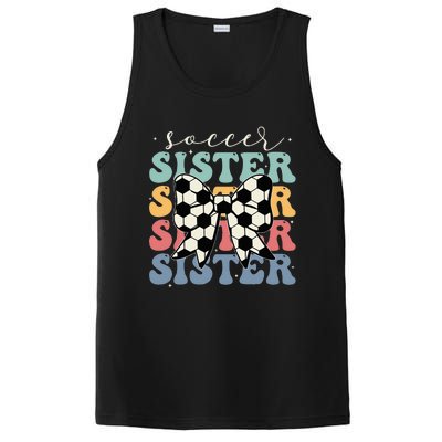 Soccer Sister Vintage Sport Lover Sister PosiCharge Competitor Tank