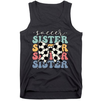 Soccer Sister Vintage Sport Lover Sister Tank Top