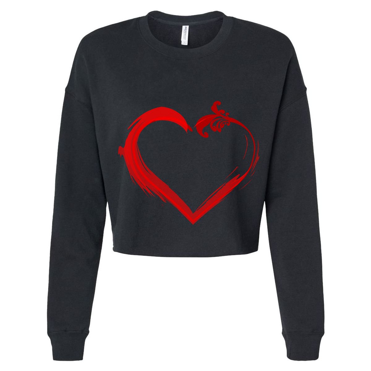 Simple Styled Valentines Heart Cooling Performance Crew T-Shirt