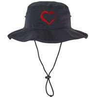 Simple Styled Valentines Heart Bucket Hat