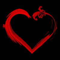 Simple Styled Valentines Heart 16 in Basic Backpack