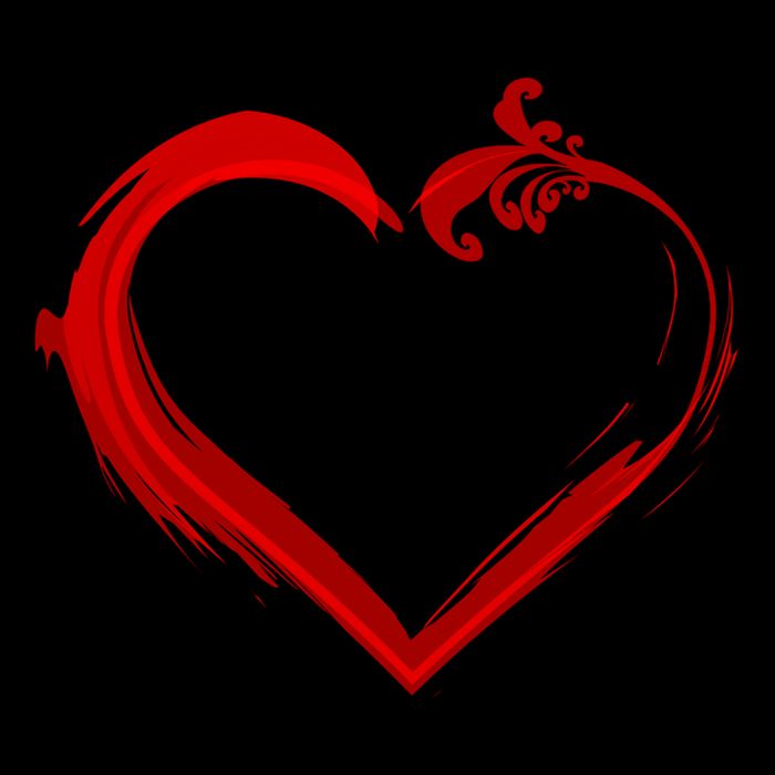 Simple Styled Valentines Heart 16 in Basic Backpack
