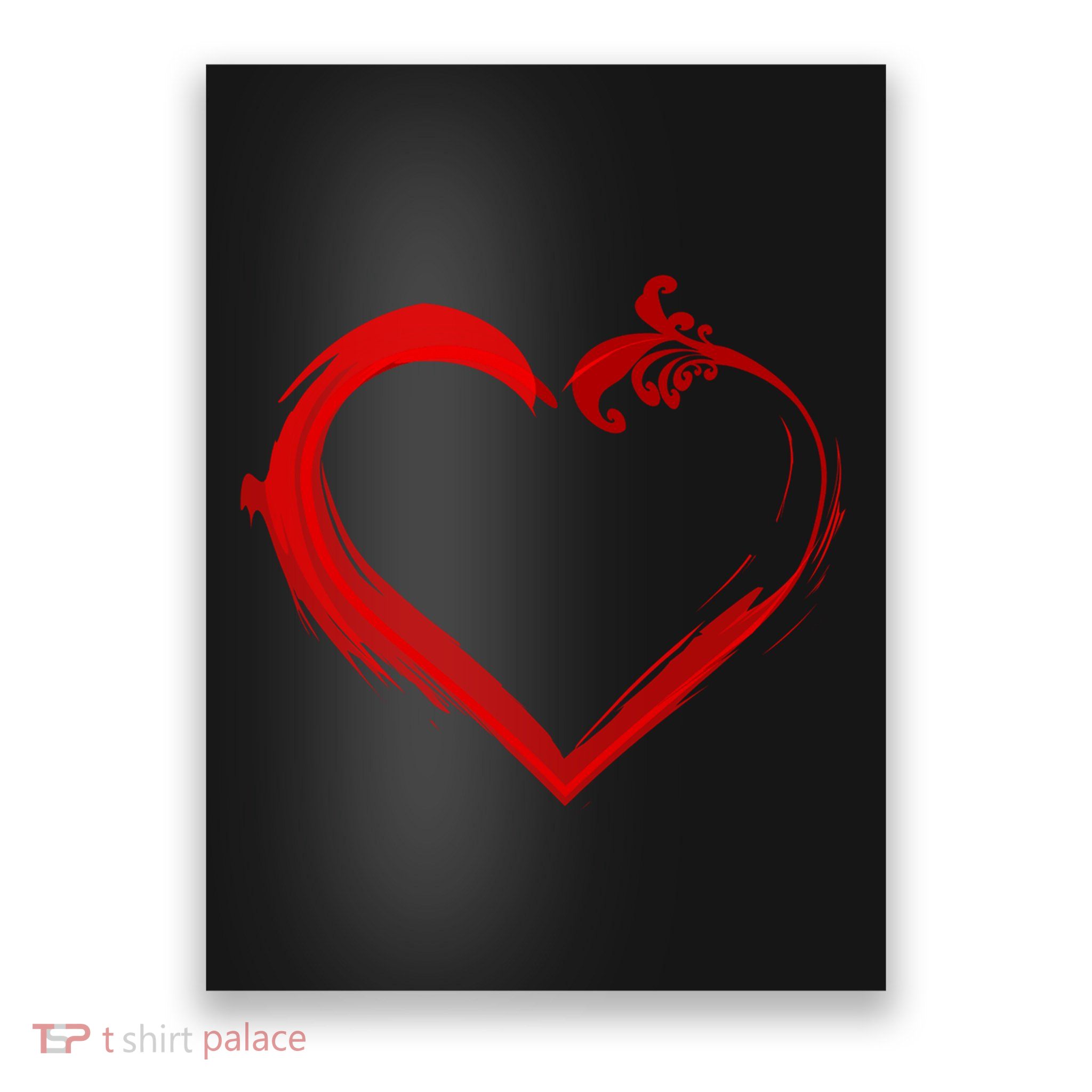 Simple Styled Valentines Heart Poster