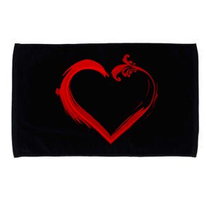 Simple Styled Valentines Heart Microfiber Hand Towel