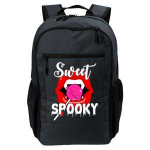 Sweet Spooky Vampire Lips Halloween Daily Commute Backpack