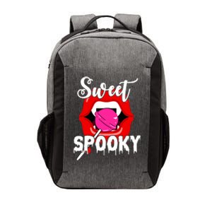 Sweet Spooky Vampire Lips Halloween Vector Backpack