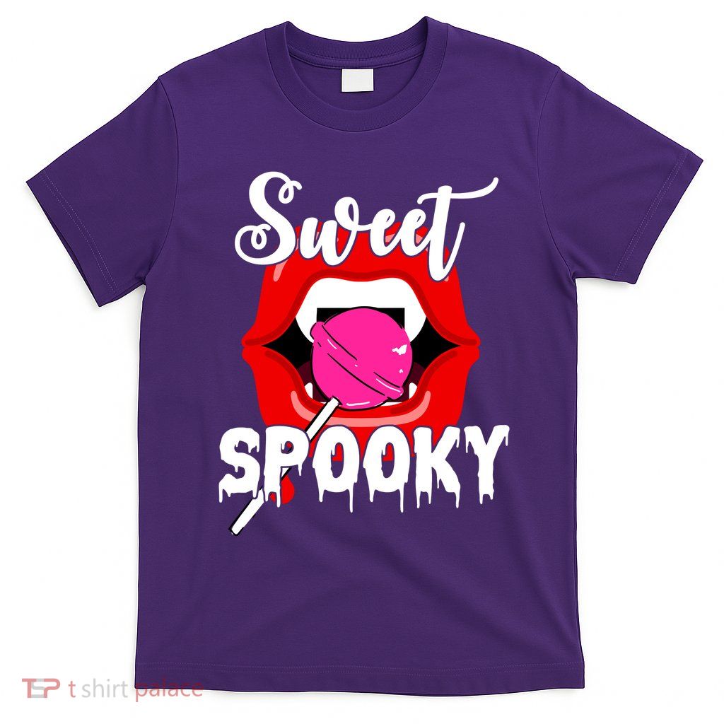 Sweet Spooky Vampire Lips Halloween T-Shirt