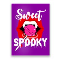 Sweet Spooky Vampire Lips Halloween Poster