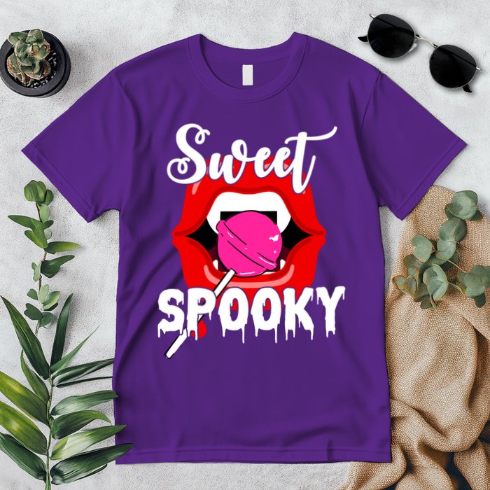 Sweet Spooky Vampire Lips Halloween Premium T-Shirt