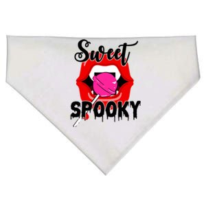 Sweet Spooky Vampire Lips Halloween USA-Made Doggie Bandana