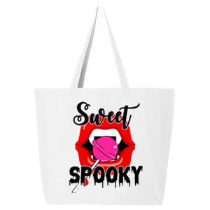 Sweet Spooky Vampire Lips Halloween 25L Jumbo Tote