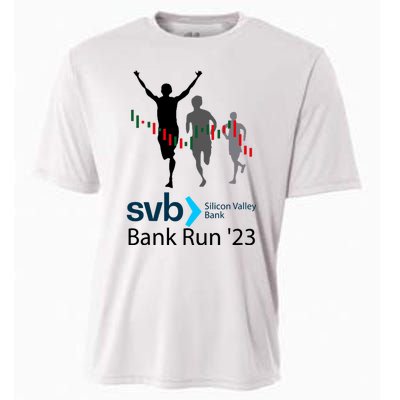 Svb Silicon Valley Bank Run ′23 Cooling Performance Crew T-Shirt