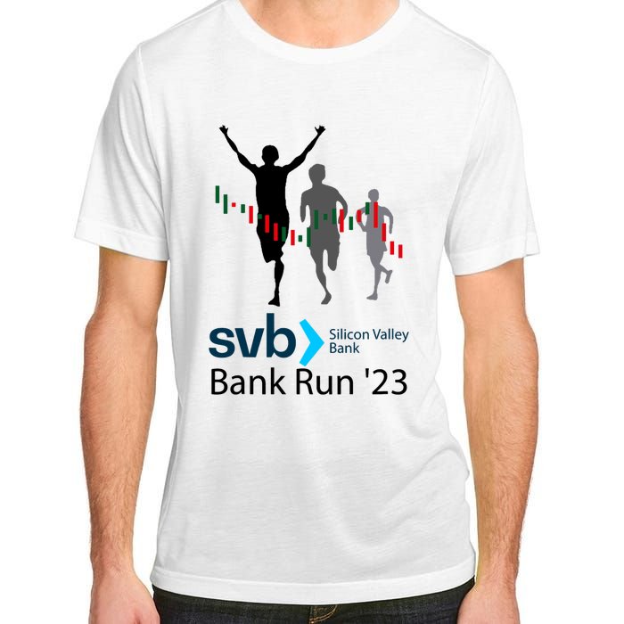 Svb Silicon Valley Bank Run ′23 Adult ChromaSoft Performance T-Shirt