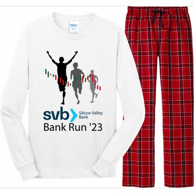 Svb Silicon Valley Bank Run ′23 Long Sleeve Pajama Set