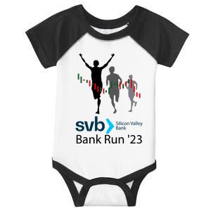 Svb Silicon Valley Bank Run ′23 Infant Baby Jersey Bodysuit