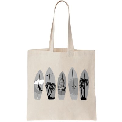 Surfing Surfboard Vintage Classic Retro Surfboarder Surfer Gift Tote Bag