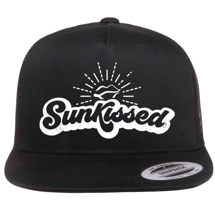 Sunkissed Summer Vacation Vintage Flatbill Hat