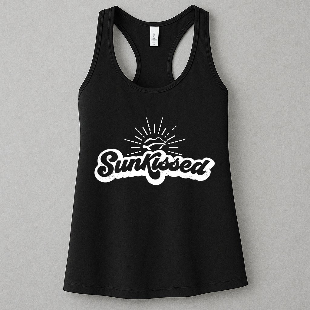 Sunkissed Summer Vacation Vintage Womens Tank Top