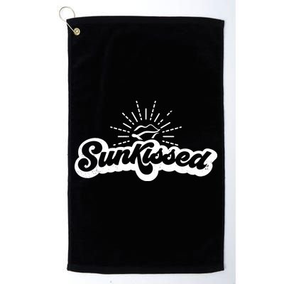 Sunkissed Summer Vacation Vintage Golf Towel