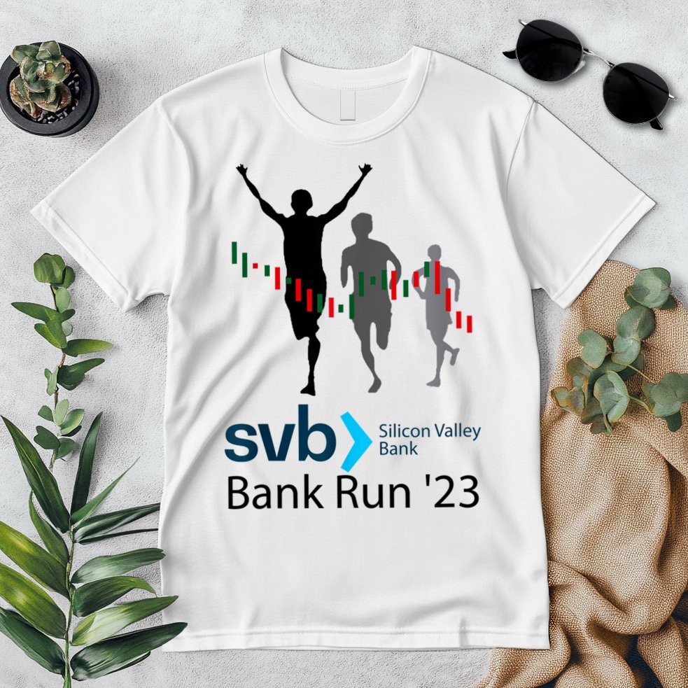 Svb Silicon Valley Bank Run ′23 Premium T-Shirt