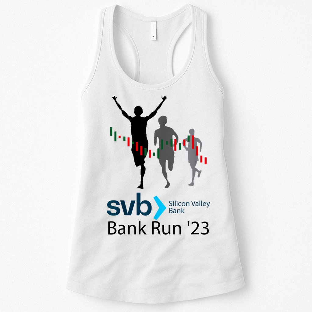 Svb Silicon Valley Bank Run ′23 Womens Tank Top