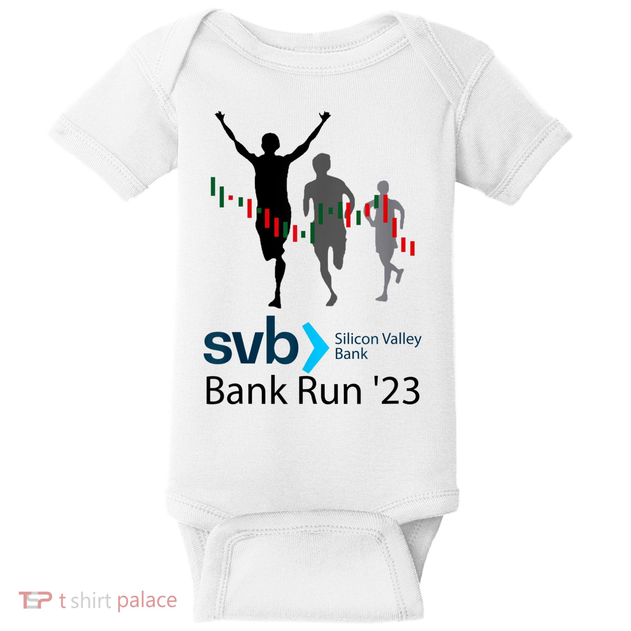 Svb Silicon Valley Bank Run ′23 Baby Bodysuit